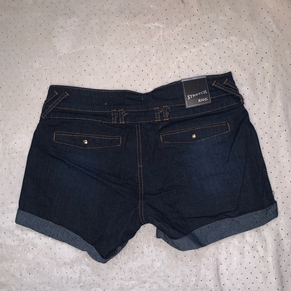 High Waist Denim Shorts - Picture 2 of 2